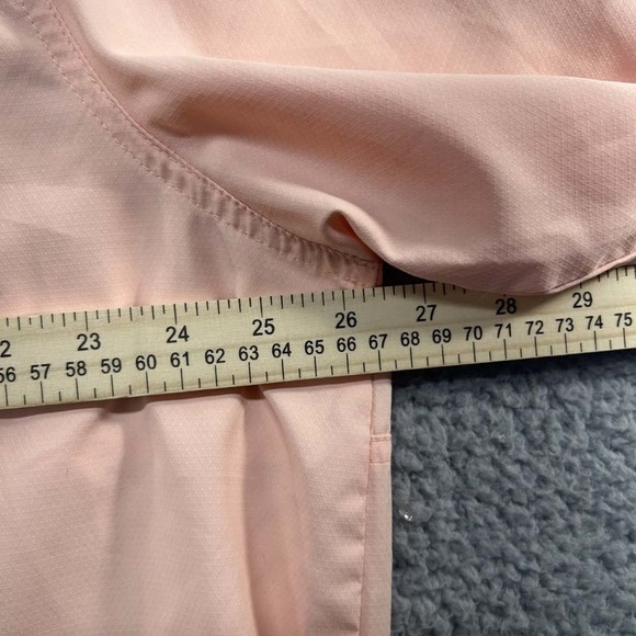Mens Fishing Shirt Habit Vented Light Weight Solar Protection UV Size XL Peach - Picture 4 of 9